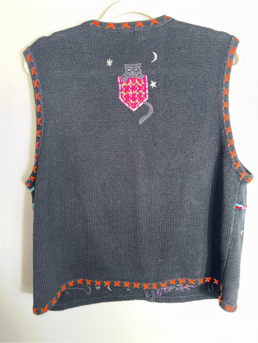 Designers Originals Studio Boo Halloween Sweater Vest-Vintage-Size Large - Picture 7 of 8